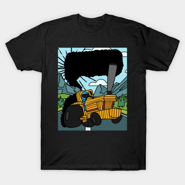 Tractor Trecker Farmer Vice T-Shirt by flofin